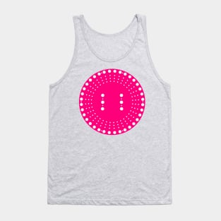 Simplistic Pink/White Spiral Tank Top